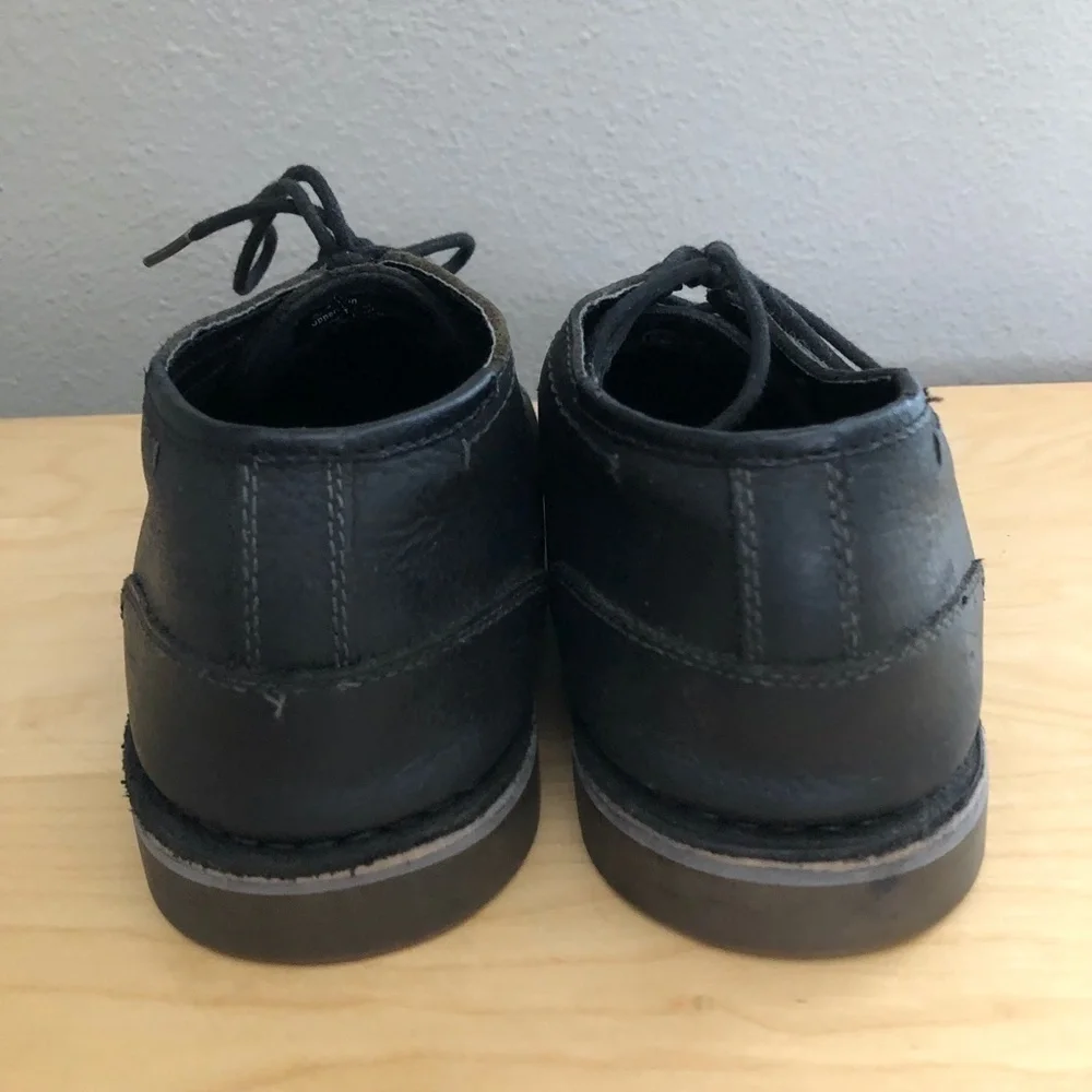 KENNETH COLE Desert Sun Leather Chukka Boots Men's size 10.5 Black Comfort